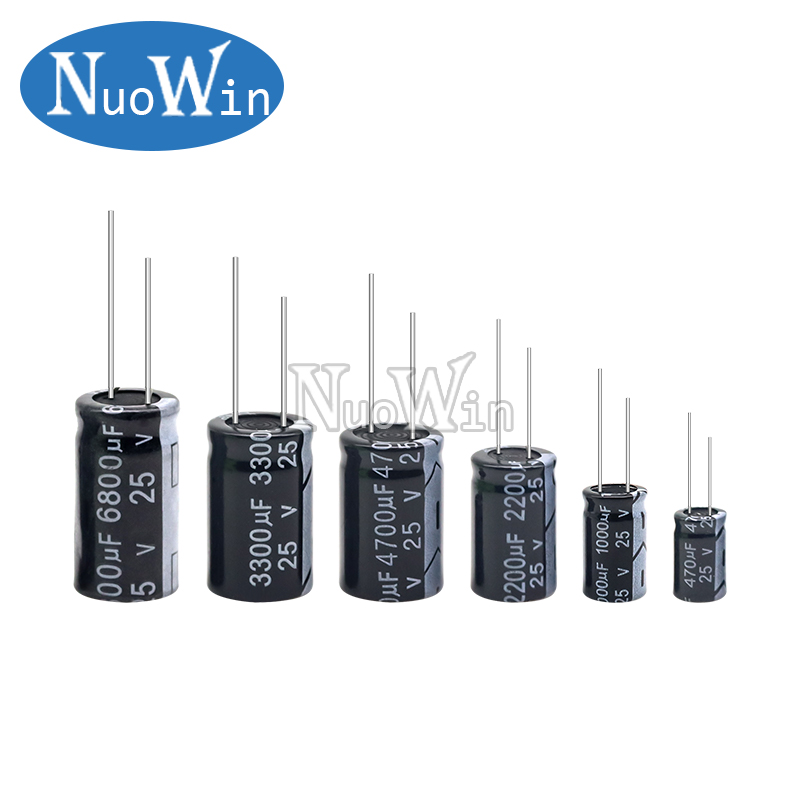 6,3 V 10V 16V 25V 35V 50V 400V 450V 1UF 2,2UF 4,7UF 10UF 1000UF 22UF 33UF 47UF 470UF 100UF 220UF condensador electrolítico de aluminio