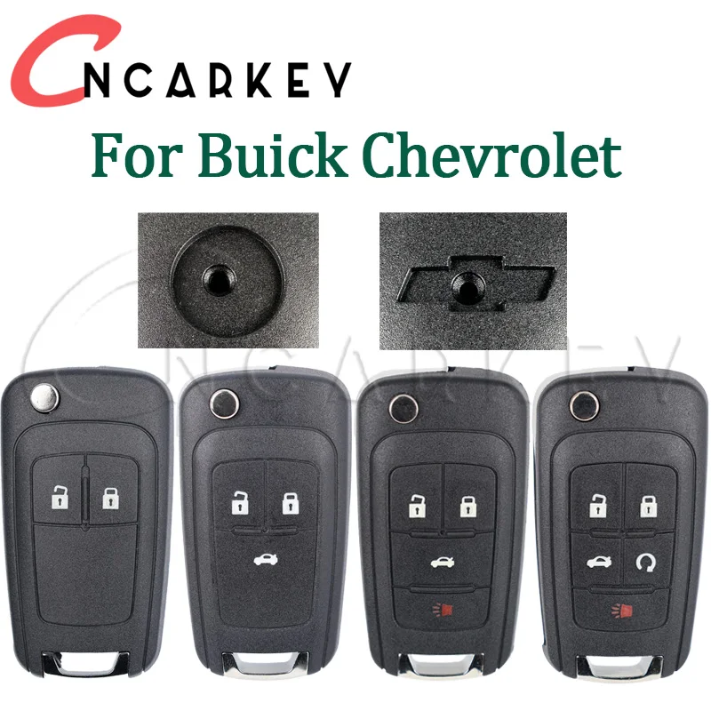 Для Buick Chevrolet Cruze Epica Lova Camaro Impala Aveo Malibu Sail Orlando Trax Spark Remote Key Shell 2345Buttons Чехол для автомобильного ключа
