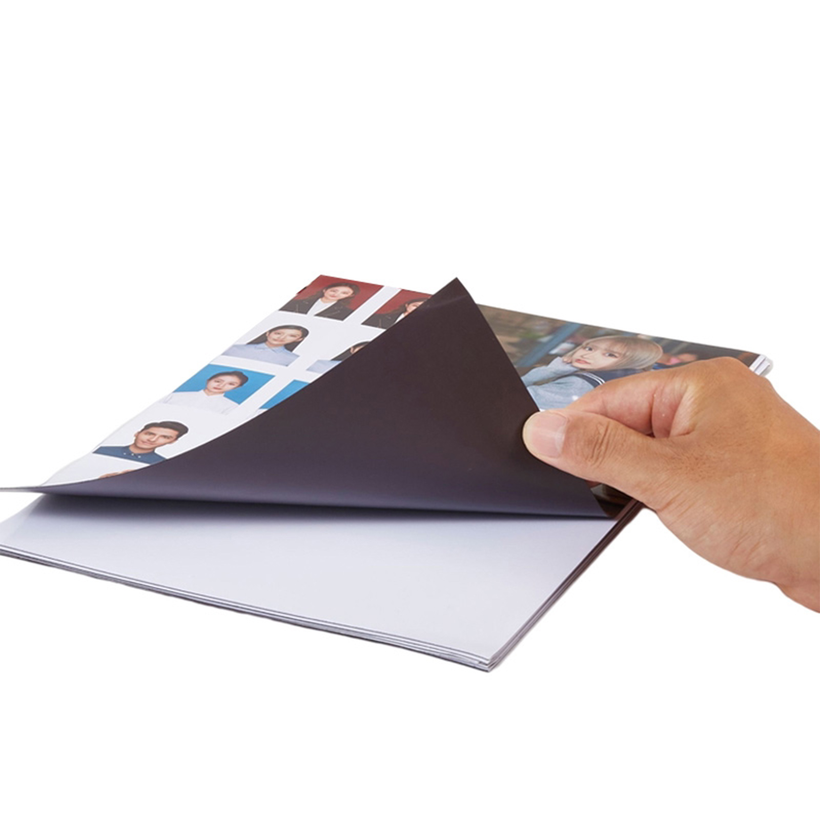 ESHANG A4 Size Printable Magnetic Sheets-5 Sheets Glossy Magnet PaperMake Fridge Magnets Crafts-8.3" x 11.7"Magnet Photo Paper