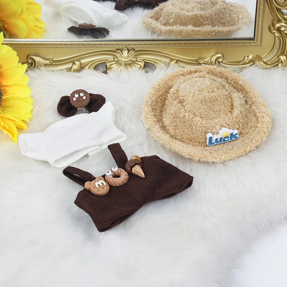 17 см плюшевая кукла, одежда, аксессуары для Кореи, Kpop Exo Labubu Idol, комбинезон для кукол, комплект одежды