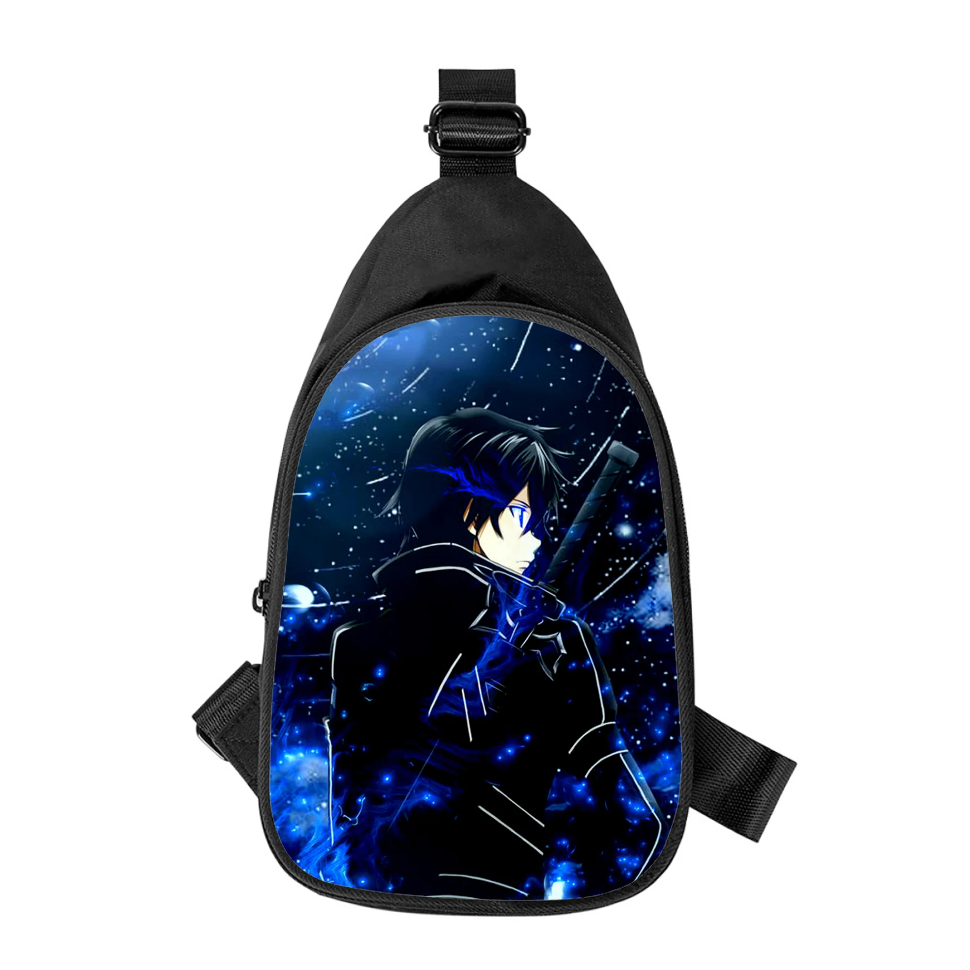 Мужская нагрудная сумка с 3D-принтом меча из аниме «Искусство Онлайн»
