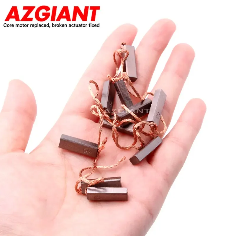 10 Uds. Para generador Valeo, accesorios reguladores de cepillo de carbono de cobre alto, Cable de 4,5x6,5x20mm, 60mm