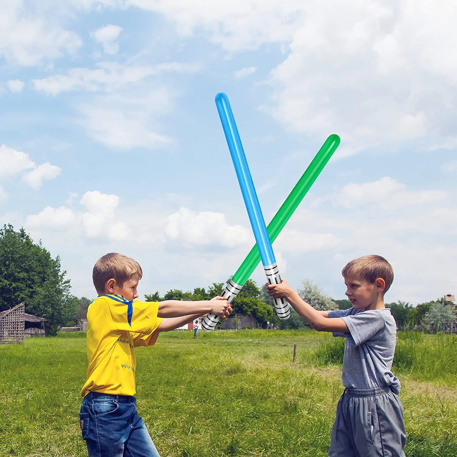 เด็กใหม่ Inflatable Lightsaber ดาบเลเซอร์ของเล่น 100 ซม.Inflatable Stick PVC Inflatable ดาบสําหรับของขวัญเด็ก