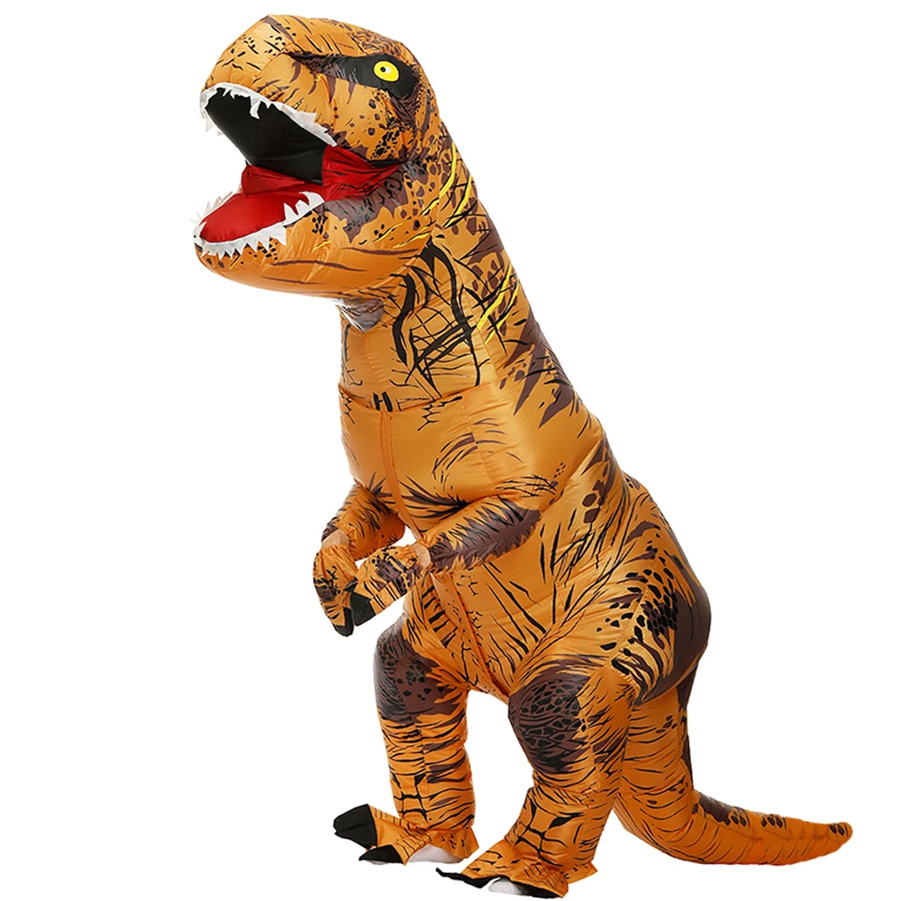 ハロウィン T-レックス恐竜インフレータブル衣装全身恐竜コスプレ大人の衣装面白いパーティーの小道具クリスマス衣装子供