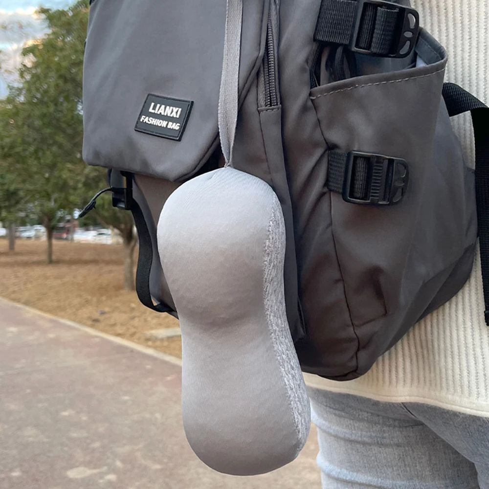 Mini almohada para el cuello, almohada portátil en forma de U, almohada para dormir en la espalda de viaje para adultos, almohada de oficina, almohada para dormir con soporte para el cuello