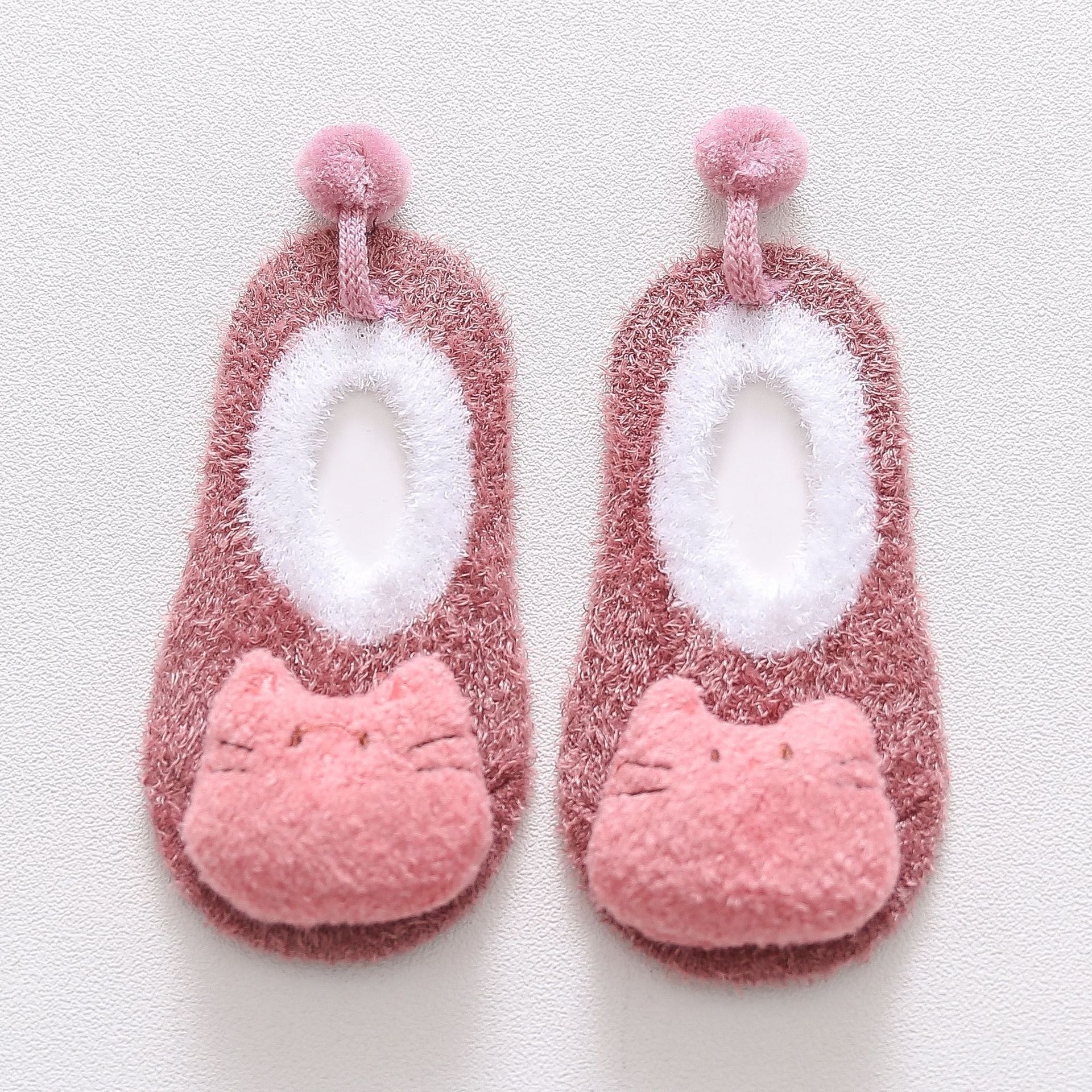 Junge Mädchen Schuhe Kinder Socken Kinder Herbst Winter Thermische Socken Baby Rutschfeste Boden Socken Baby Niedlichen Cartoon Kleinkind Socken