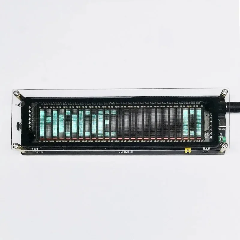 TYPE-C 5V 12V car POWER Amplifier VFD Music Spectrum Display clock Voice control Level Indicator rhythm Analyzer VU Meter