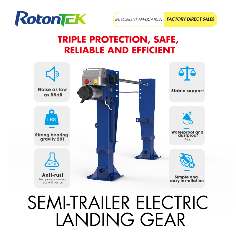 Peças de reboque trem de pouso elétrico para semi-reboque