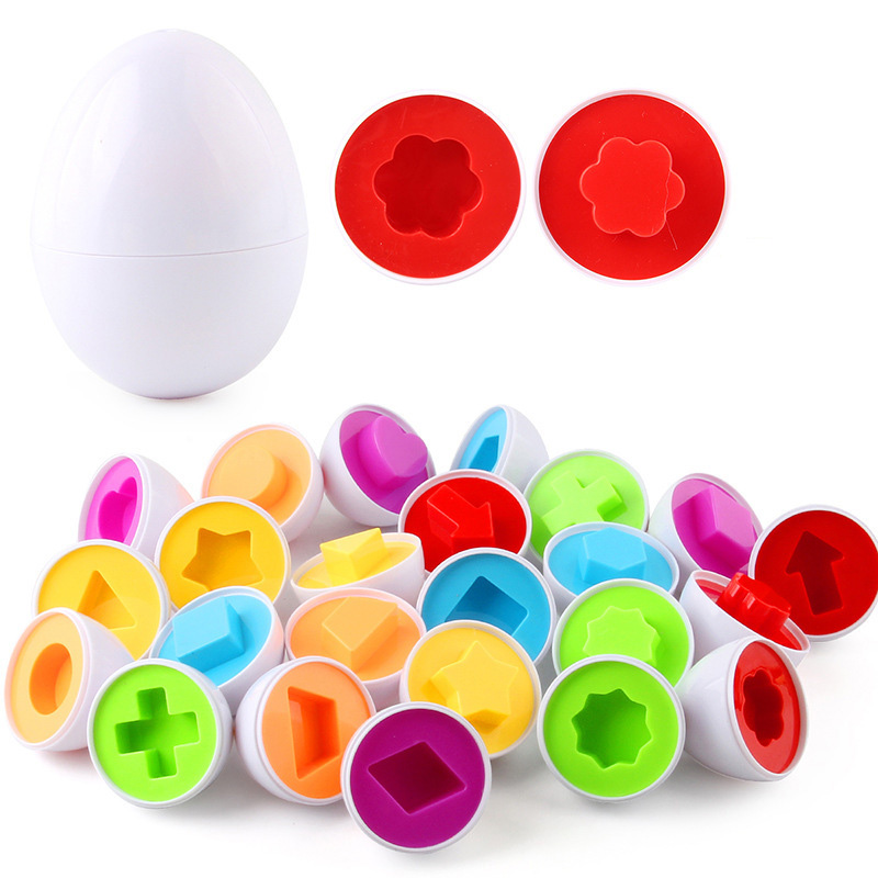 Uova Viti Puzzle 3D Montessori Apprendimento Educazione Matematica Giocattoli Bambini Forma Partita Gioco Intelligente Per Bambini Regali Educativi di Pasqua