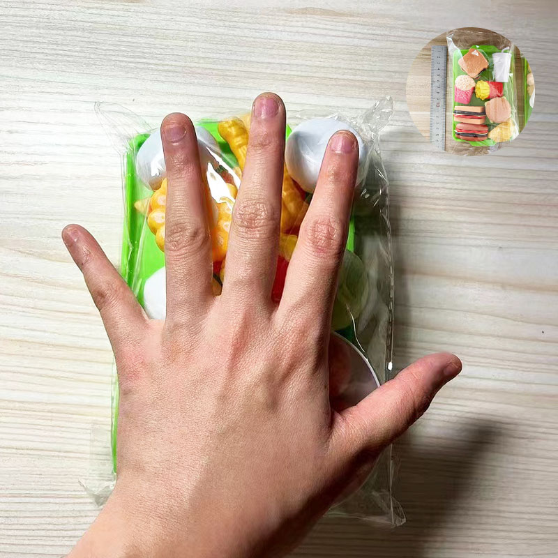 Mini zabawka kuchenna dla dzieci udawaj zagraj w symulowane jedzenie Hamburger Cookie Miniaturowe akcesoria dla dzieci Dziewczyna Prezent edukacyjny