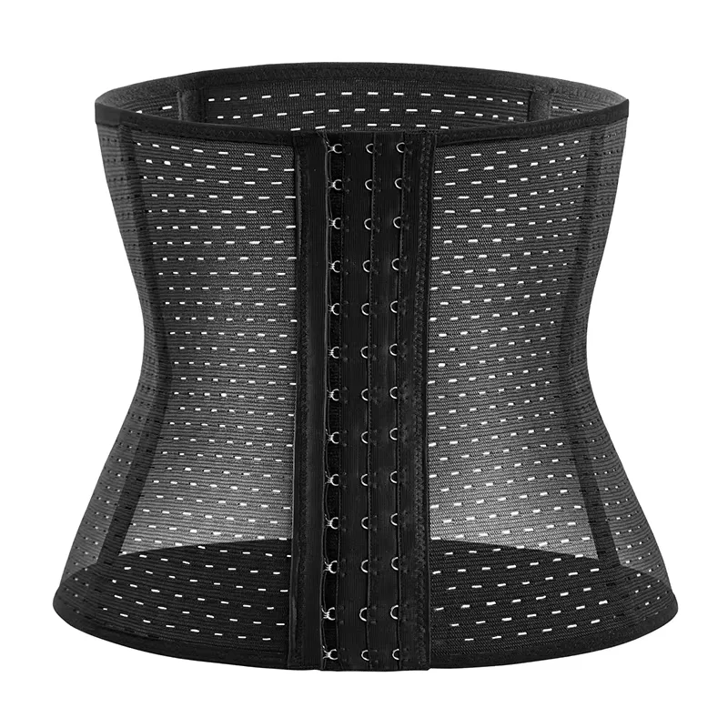 Ropa moldeadora de cuerpo para hombre, Control de barriga, adelgazante, moldeador de banda para el vientre, entrenador de cintura plana para Abdomen, corsés de compresión para gimnasio y Fitness