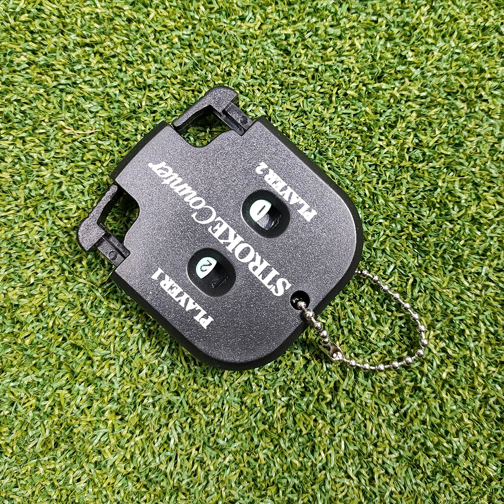 Mini contador de puntuación de Putter de tiro de Golf portátil con puntuación de dos dígitos, fácil retorno a Zero accesorios de Golf con llavero