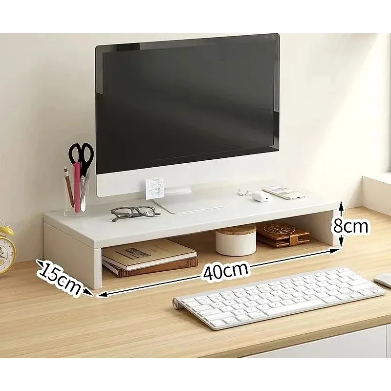 Monitor Riser Stand - ขาตั้งแล็ปท็อปตามหลักสรีรศาสตร์โต๊ะออแกไนเซอร์ที่เก็บคีย์บอร์ด