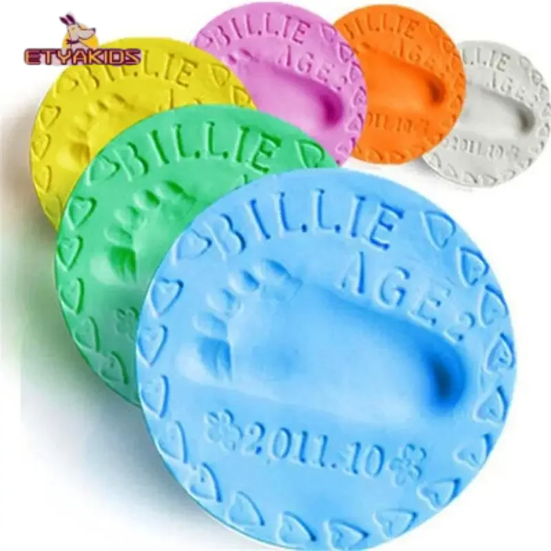 Сувениры для рождения ребенка, создатели следов рук, отпечаток пальца, Inkpad, литье, сделай сам, глиняные игрушки для детей, сувенирные подарки для новорожденных