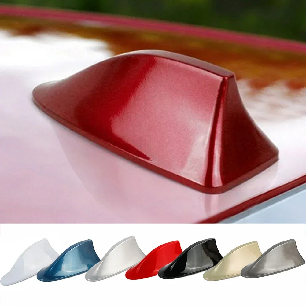 Radio de coche con forma de aleta de tiburón, antena de tiburón para coche, diseño de señal FM de Radio para todas las antenas de automóviles, piezas de repuesto de estilo Exterior de coche