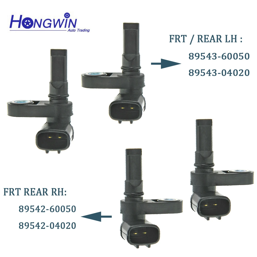 Sensor de velocidad de rueda delantera y trasera ABS R/L 89542-60050 89543-60050 para Prado FJ Cruiser GX470 LX570 4Runner Lexus Land Cruiser Toyota