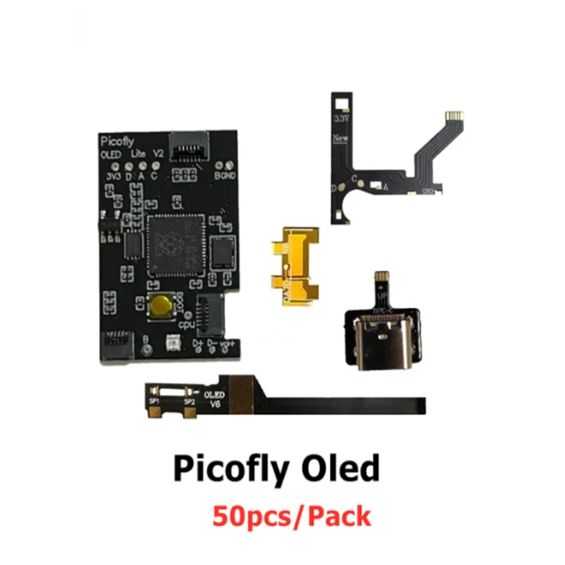 Чип Hwfly Picofly RP2040 Raspberry pi pico pic Поддержка переключателя Oled Console