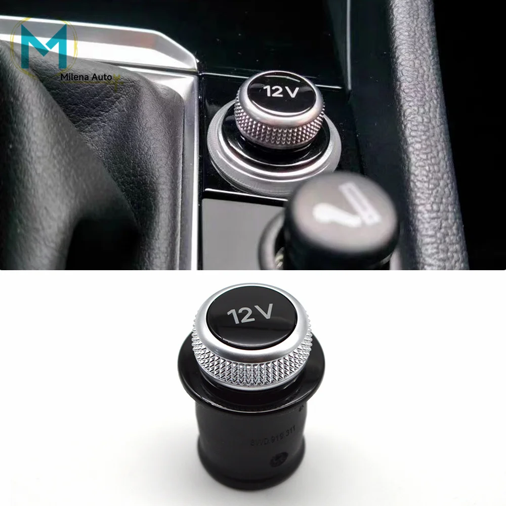 8WD 919 311 8WD 919311   Para Audi A1 Q3 Q5 A3 A4 Q7 coche 12V encendedor de cigarrillos cubierta decorativa cubierta antipolvo de encendedor de cigarrillos de coche
