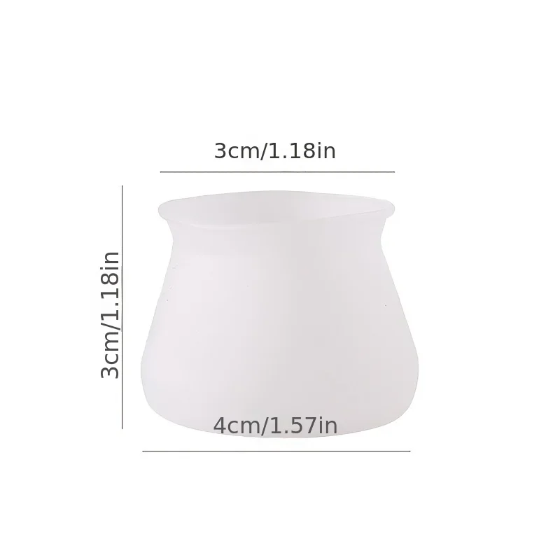 แผ่นป้องกันขาเก้าอี้เฟอร์นิเจอร์20ชิ้น/เซ็ตแผ่นรองขาเก้าอี้ซิลิโคนแผ่นรองขาเก้าอี้กันลื่น