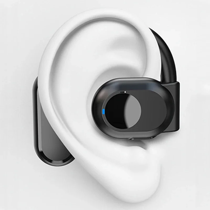 Écouteurs sans fil Bluetooth à Conduction d'air, avec Microphone, mains libres, suppression du bruit, pour la conduite