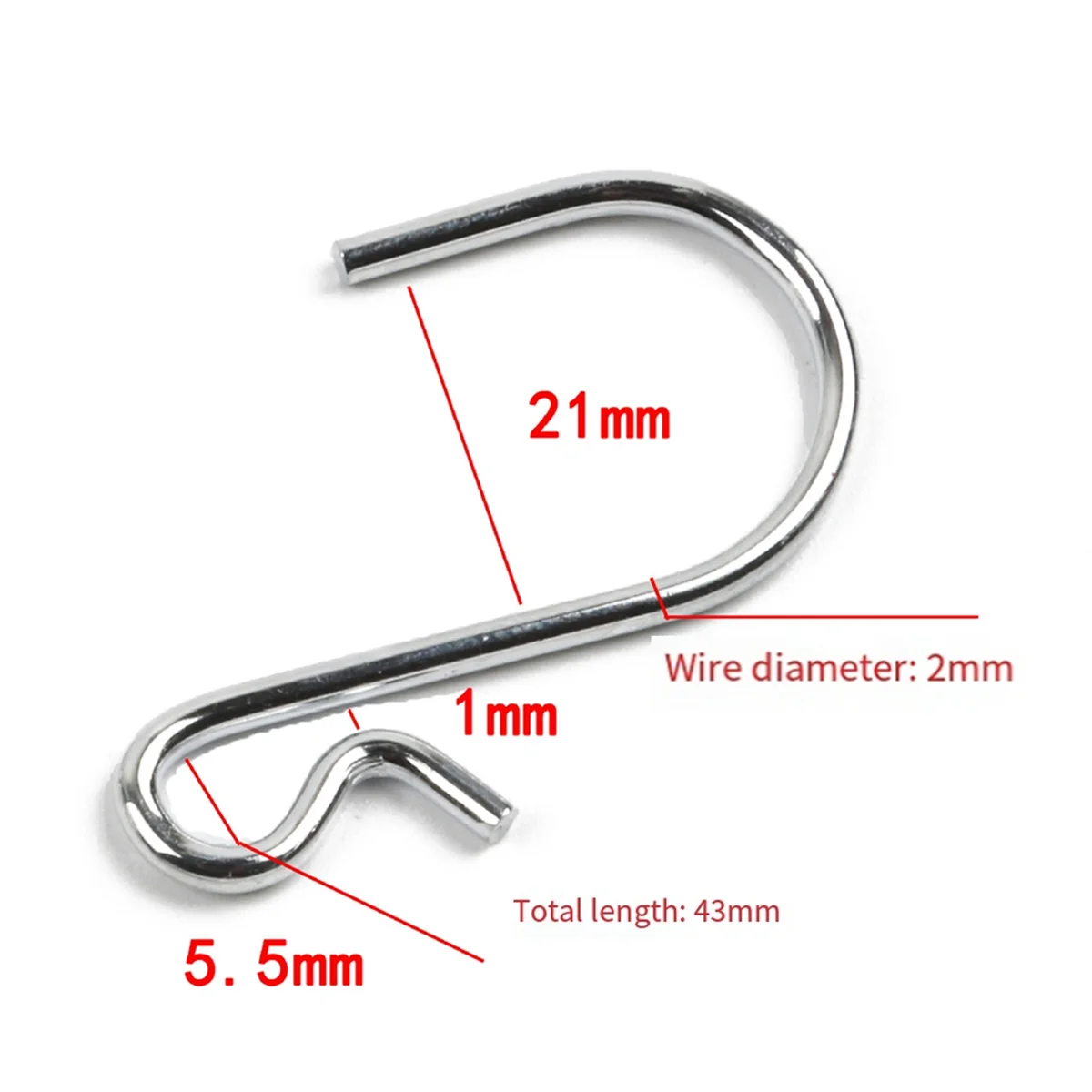 A71P 100PCS Gutter Hang Hooks Christmas Lights Ornament Hook Light Clips for Hanging Xmas Decoration Outside String Lights