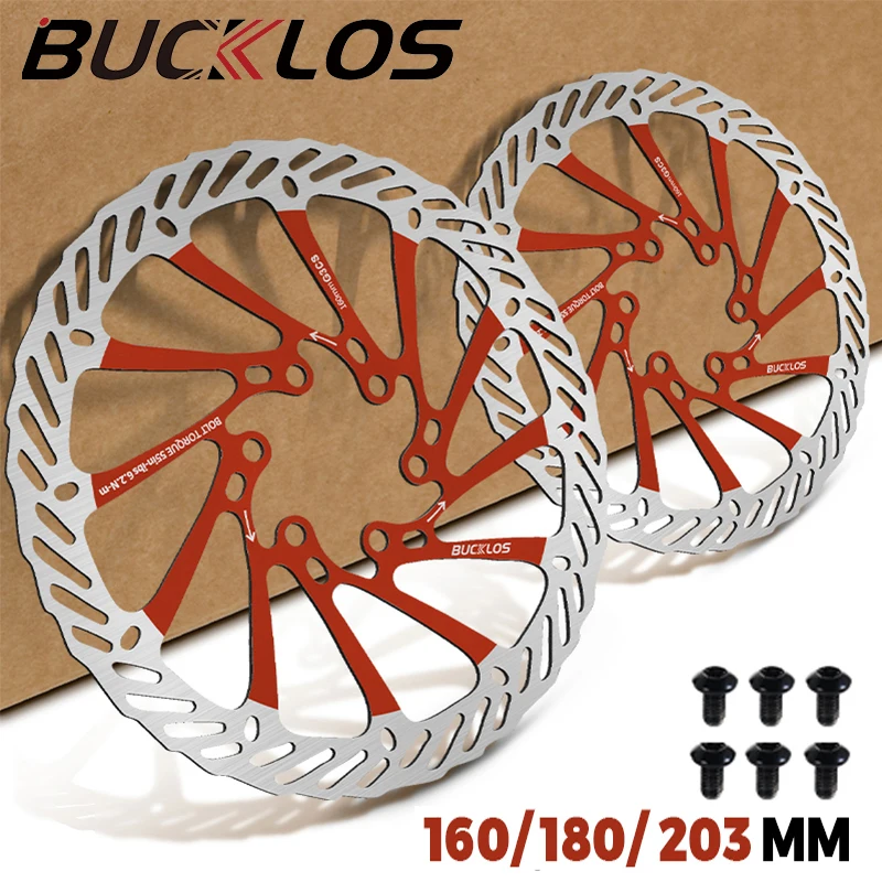Ротор BUCKLOS Mtb 160 мм 180 мм 203 мм G3CS прочный велосипедный гидравлический тормоз ротор высокопрочный MTB дорожный гидравлический тормоз часть велосипеда