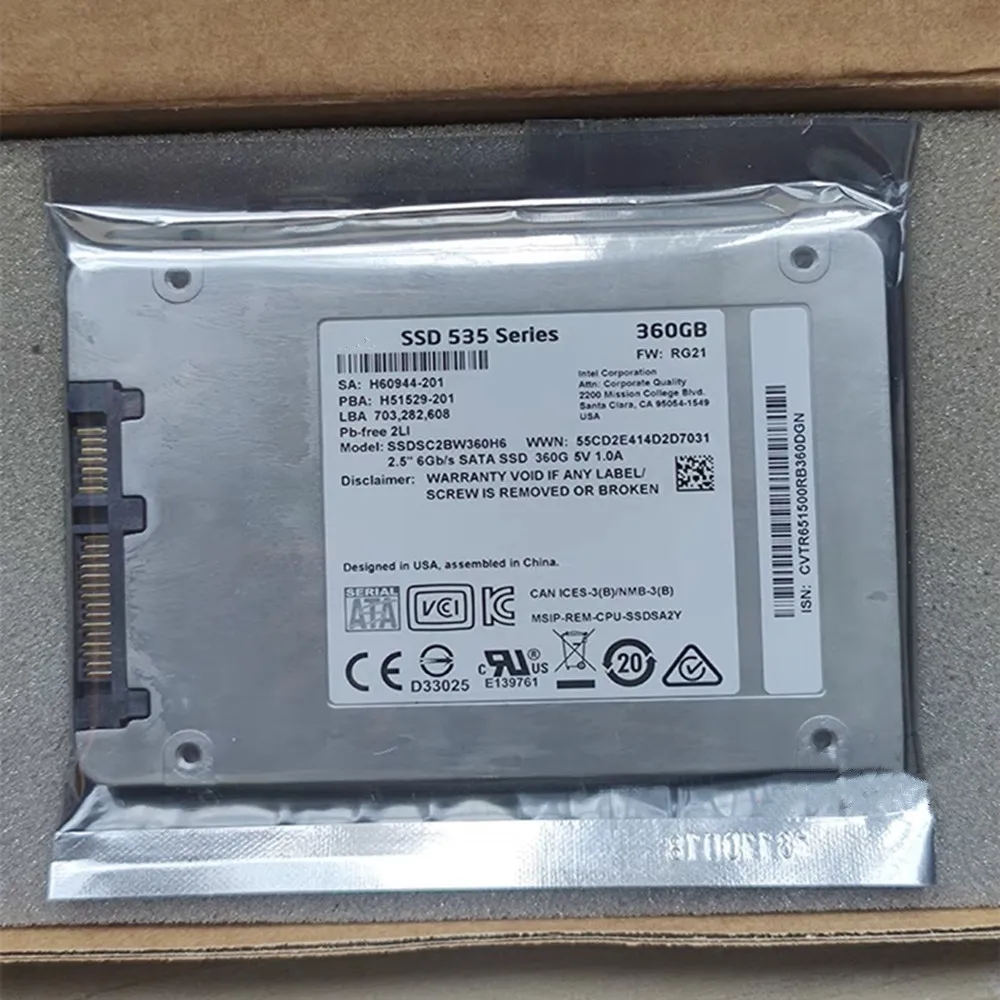 Original For Intel 535 360G 2.5-inch SATA3.0 MLC Particle Enterprise Solid State Drive SSD