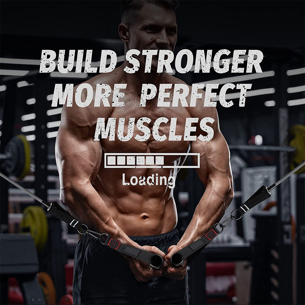 Manijas de gimnasio de Metal con anillo en D, mango de máquina de Cable resistente para entrenamiento con gancho para bandas de resistencia para el hogar, accesorios de Fitness