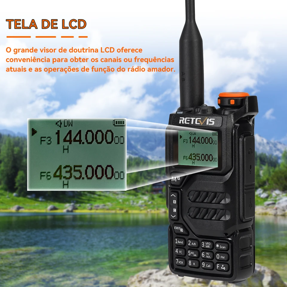 Retevis ra79 banda de aviação walkie talkie am fm airband rádio em dois sentidos usb c carga rádio presunto quansheng uvk5 uvk5 walkie-talkie