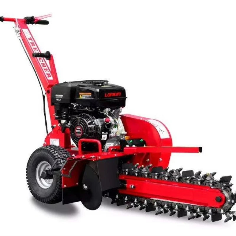 Индивидуальный K-maxpower 15HP Макс. глубина 600 мм EPA EU5 Портативный ходовой 600 мм Zanjadora Biocipcatore Мини-цепной траншейпер