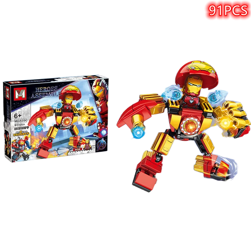 Marvel Avengers Chống Hulk Sắt Chiến Tranh Giáp Mech Mini Mẫu Nhân Vật Hành Động Khối Xây Dựng Tương Thích Legoboys Technic Thành Phố Đồ Chơi quà Tặng