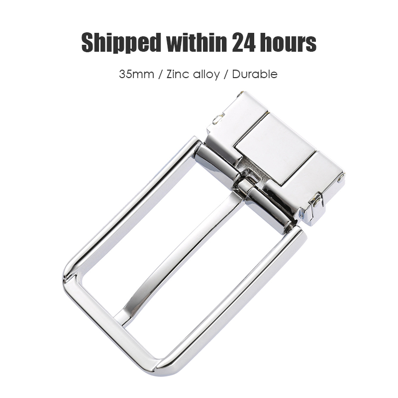 Vatlty ใหม่เข็มขัดหัวเข็มขัด35มม. สำหรับผู้ชายโลหะผสมสังกะสีแบบแข็งหัวเข็มขัดสีเงินมีสไตล์เข็มขัดแนวธุรกิจหัวเข็มขัดแบบกลัดของขวัญสำหรับผู้ชาย