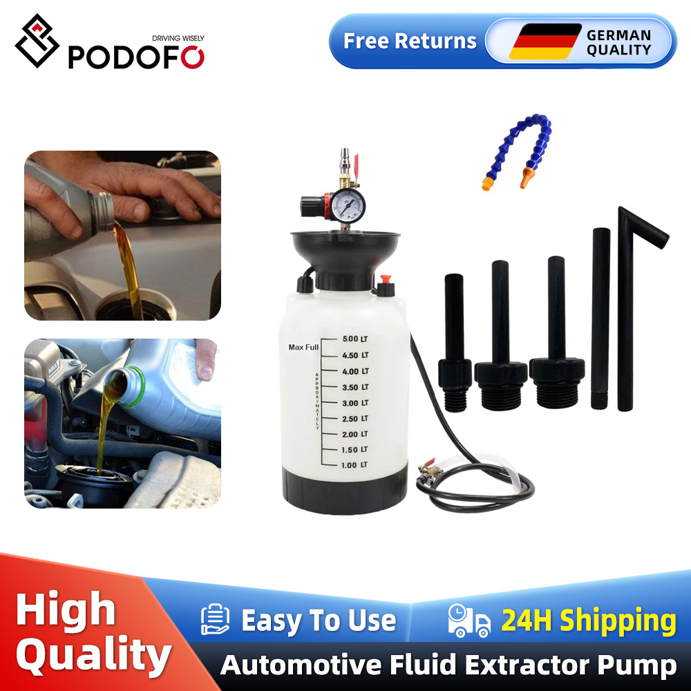 Podofo 5L Kfz-Flüssigkeitspumpe, Öler, Handwerkzeug, Getriebe, Ölfüllmaschine, Flüssigkeitsextraktor für Getriebepumpe, Ölpumpe
