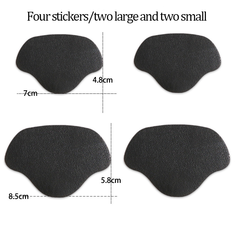 Parche de reparación de zapatillas de deporte, parche autoadhesivo para el talón, 4 piezas, adecuado para la mayoría de los tipos de zapatos