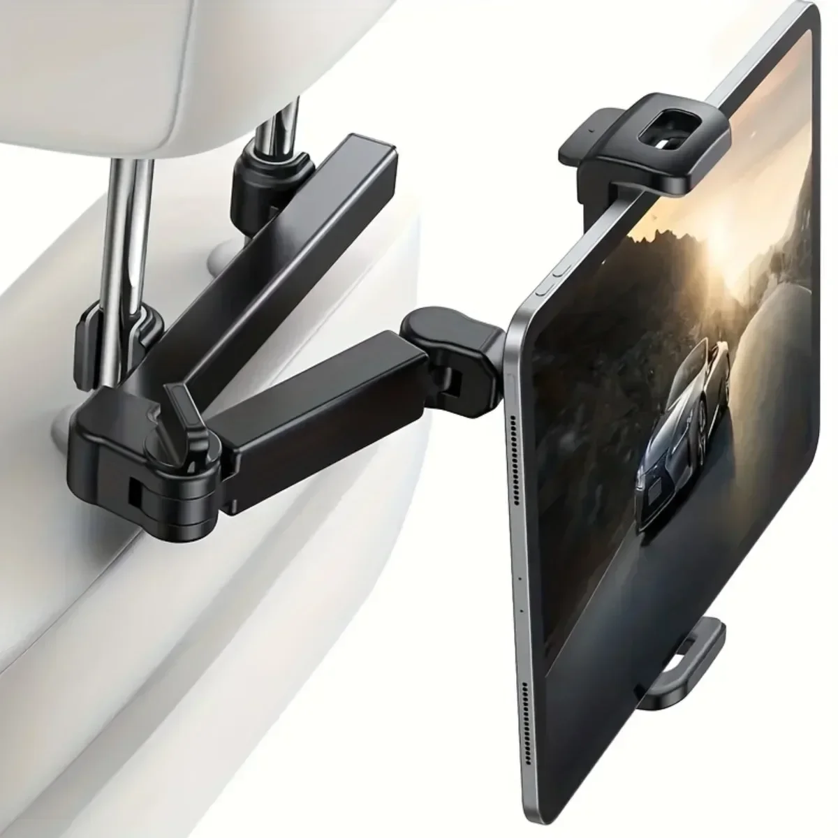Auto-tablethouder, hoofdsteun Tablethouder Hoofdsteun Standhouder Compatibel met apparaten voor IPad Air Mini, andere 4,7-12,9" mobiele