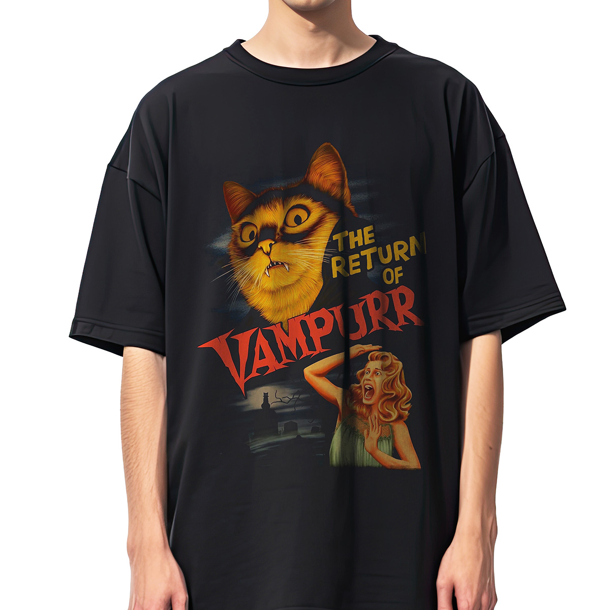 The Return Of Vampurr унисекс футболка из чистого хлопка для мужчин и женщин футболка унисекс футболки с короткими рукавами футболка Y2K одежда футболки