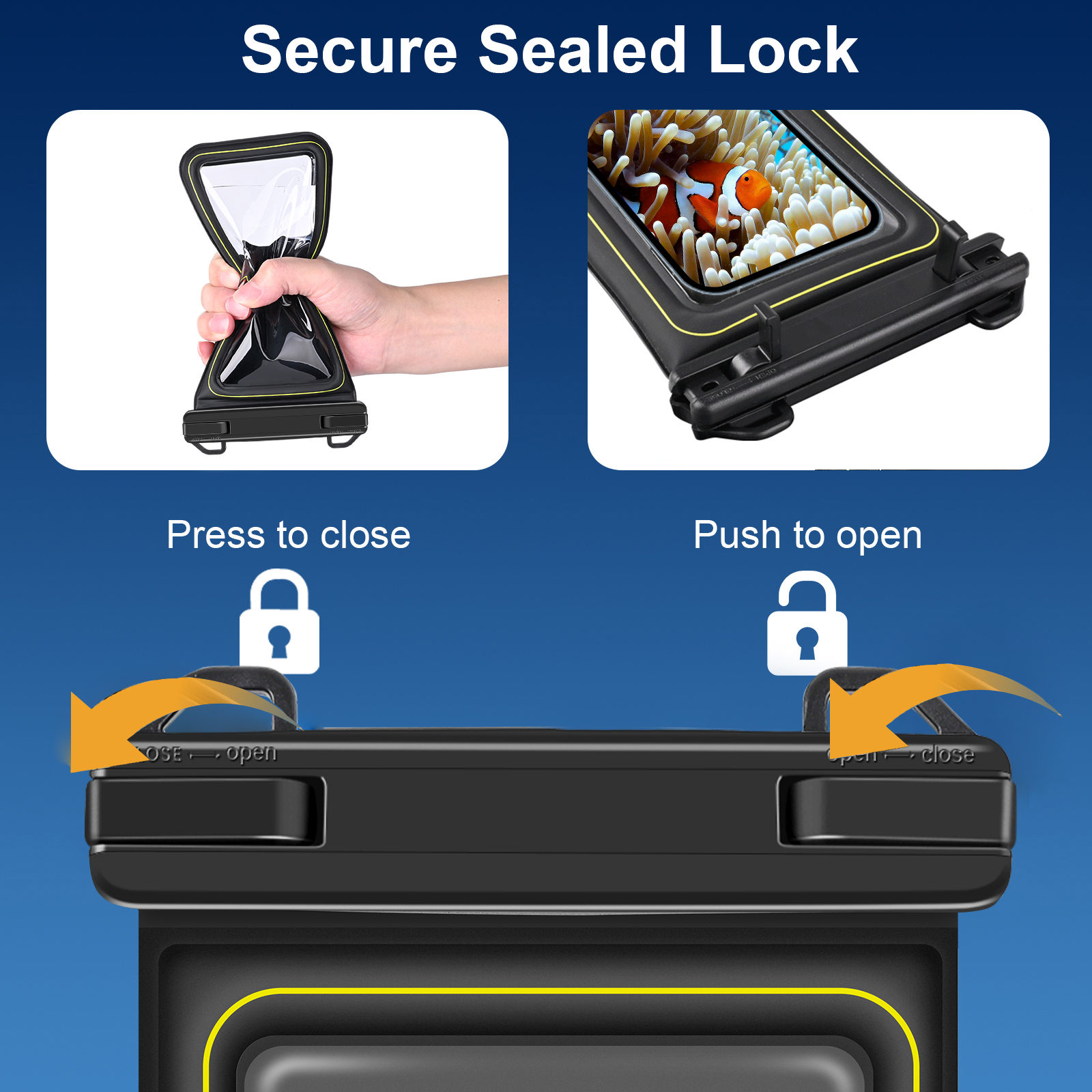 Hazissky-調整可能なストラップ付き防水携帯電話バッグ,健康,サーフィン,ドライバッグポケット用のユニバーサルクロスオーバーボディバッグ