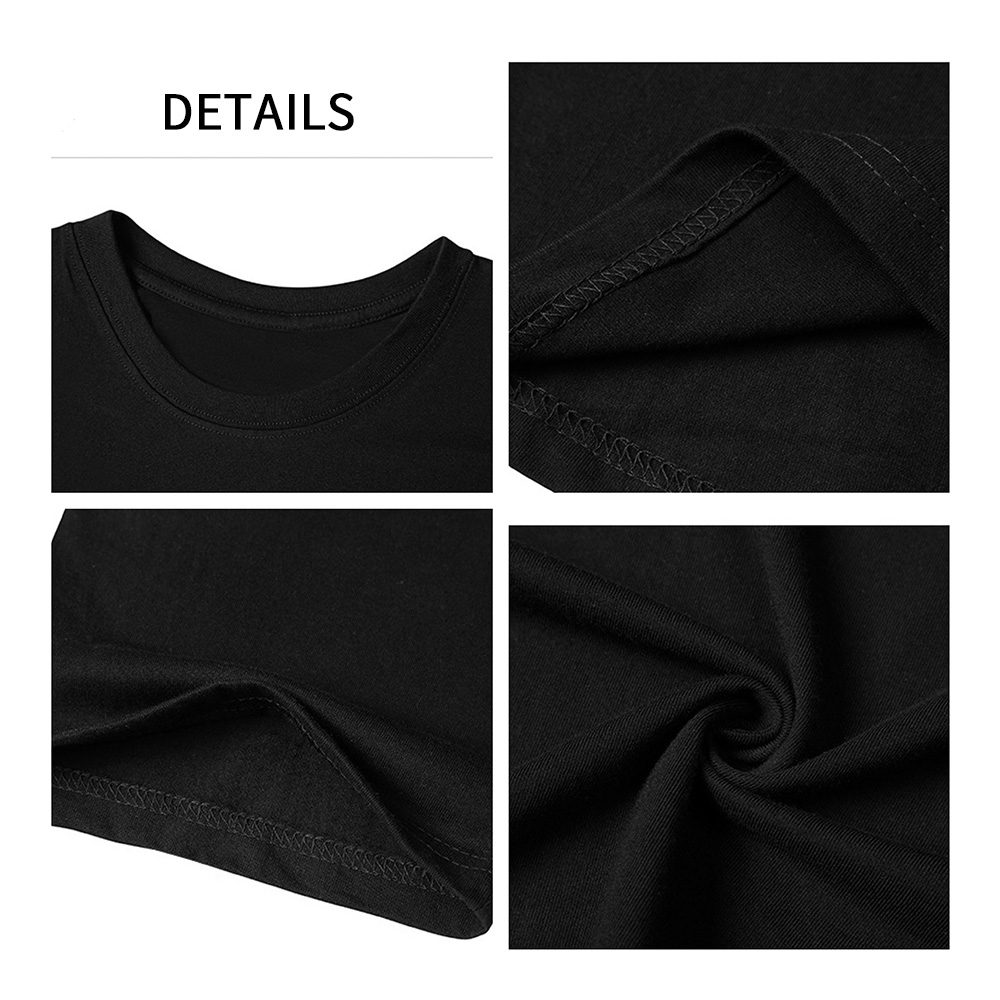Camiseta de manga curta com gola redonda masculina, 100% algodão, camiseta solta, tops casuais, monocromática, básica, macia, verão