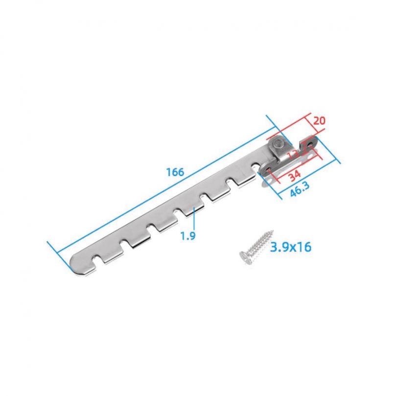 Window Support Wind Hook Limiter Wind Adjustable Stainless Stay Window Sash Lock for Child Home Safety Protection