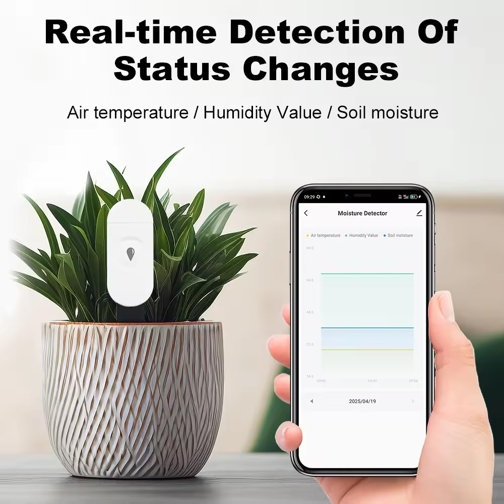 Zigbee датчик влажности почвы, тестер влажности и температуры, сад, домашняя автоматизация, детектор орошения, измерительный прибор, поддержка домашнего помощника