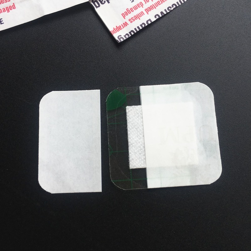 50 teile/satz Quadratische Form Transparent Pflaster für Wundauflage Gips Wasserdichte Patch Erste Hilfe Klebe Verband Woundplast