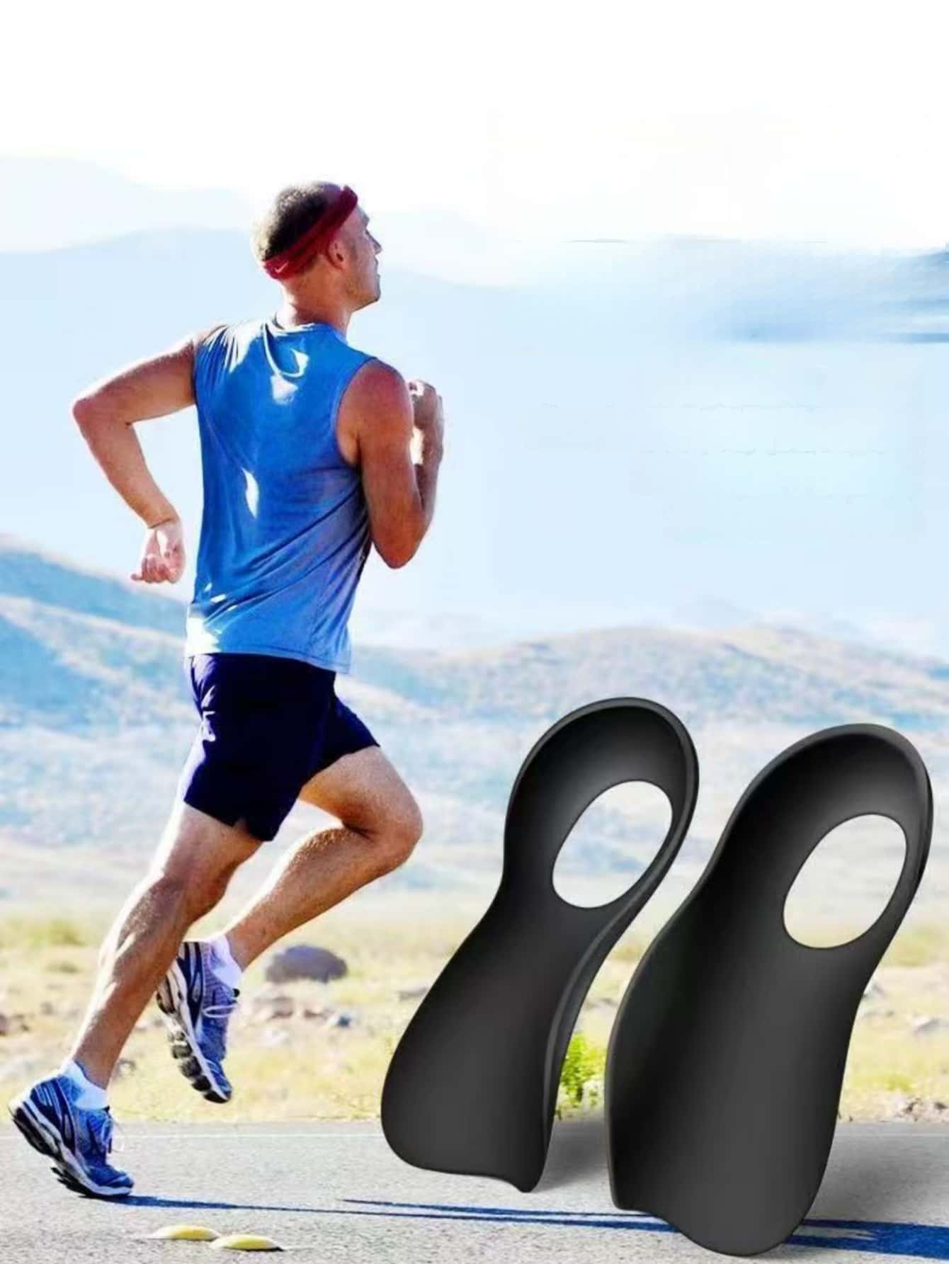 1 คู่ Orthotic Insoles สําหรับเท้าแบน O-รูปขาและ Plantar Fasciitis-Unisex Arch Support รองเท้าแทรก