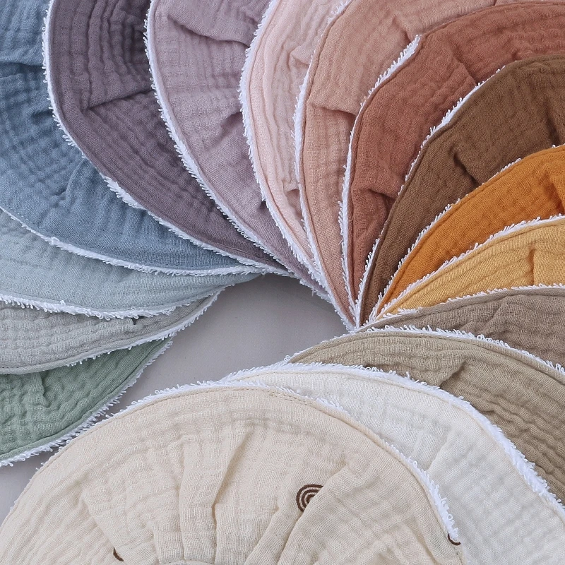 คู่ชั้นผ้าฝ้ายเด็ก Bibs การ์ตูนพิมพ์ทารกแรกเกิด Burp ผ้าผ้าเช็ดตัวผ้าพันคอสําหรับ Stuff ของขวัญอาบน้ํา