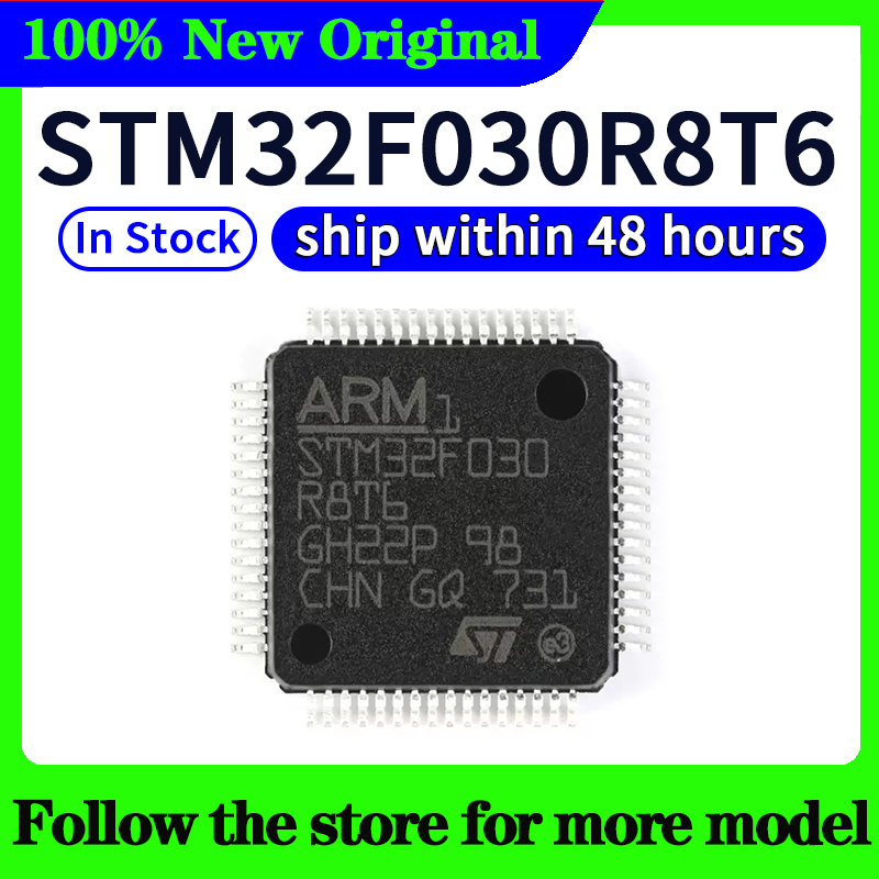 STM32F030C8T6 STM32F030CCT6 STM32F030F4P6 STM32F030K6T6 STM32F030R8T6 STM32F030RCT6 STM32F030C6T6 Высокое качество, новый