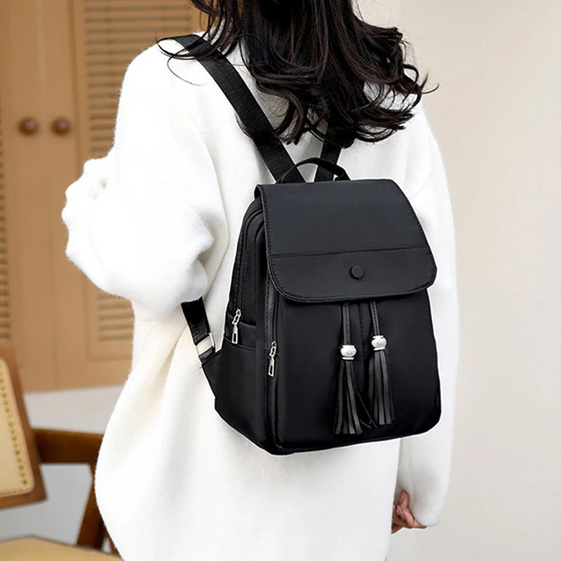Mini mochila feminina casual leve forte pequeno náilon packback daypack para meninas ciclismo caminhadas acampamento viagem sacos na moda