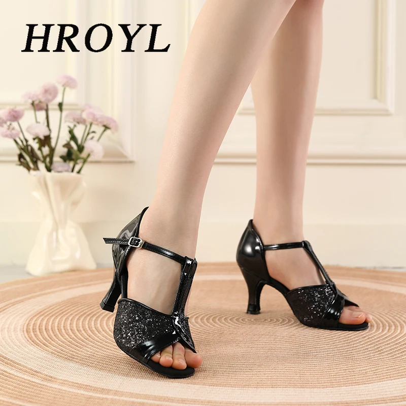 Damskie buty do tańca dla tańczącej kobiety/dziewczyny/damskie buty do tańca towarzyskiego Latin Modern Tango i Salsa 5.5/7.5CM buty do tańca na obcasie sandały treningowe