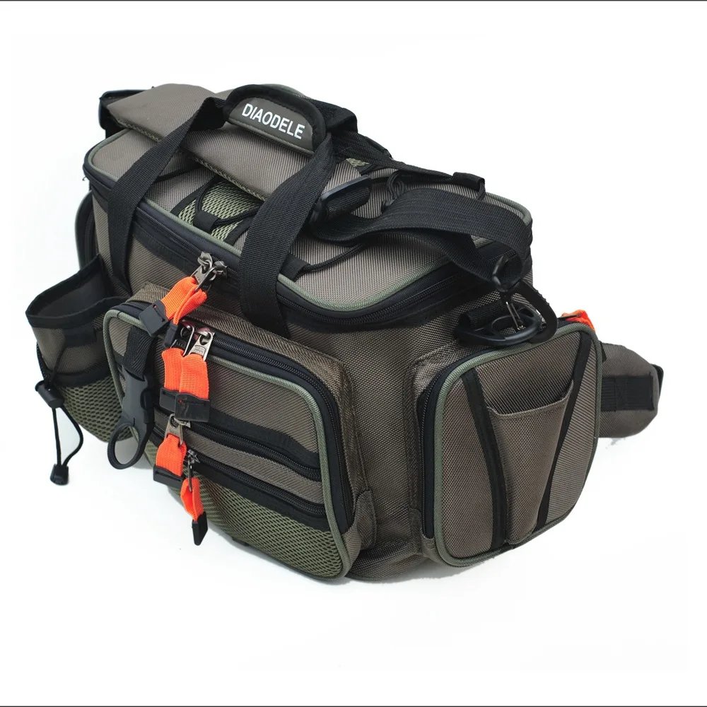 Camping multifunctionele vistas Vissen Lokken Tas Tackle Pack Outdoor Schoudertassen Canvas Heuptas