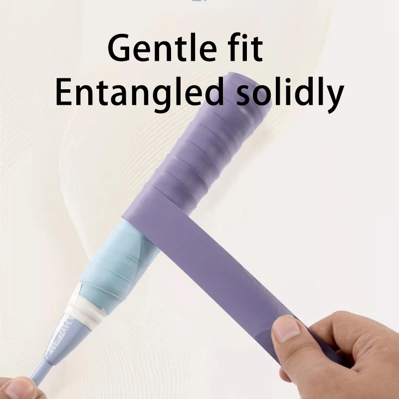 Faixa de suor plana antiderrapante para badminton/tenênis, com borracha absorvente de suor para ajudar nos pontos de pontuação na quadra
