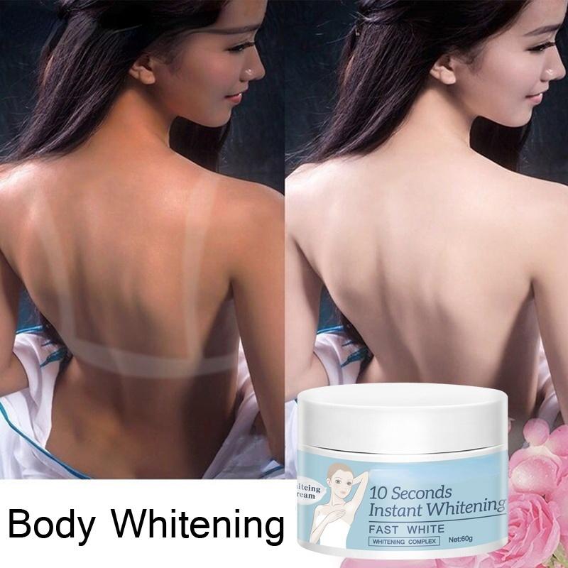 Crema blanqueadora rápida, 10 segundos, axila, axila, piernas, rodillas, Partes privadas, crema blanqueadora corporal
