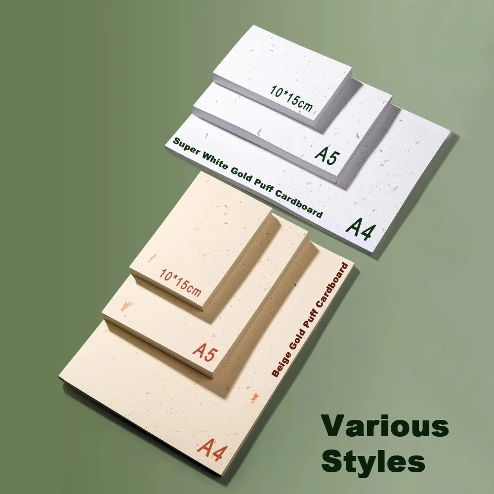 250gsm Stamped Paper Card High Quality A4/A5 White Kraft Paper DIY Handmake Card Making Craft Paper Thick Paperboard Cardboard
